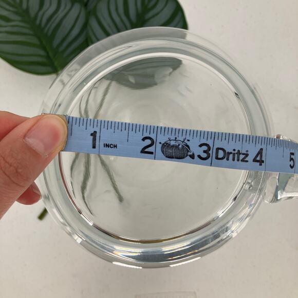 Vintage Princess House Heritage Floral 10 in. Ice Lip Etched Cut Crystal Pitcher - Picture 9 of 10